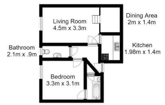 The Broughton Road Residence Единбург Екстериор снимка